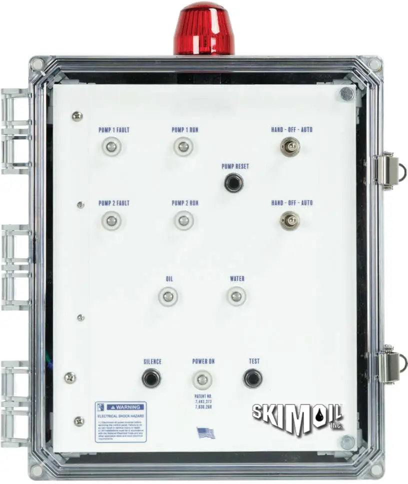 OilSmart Pump Switch and OilSmart Alarm Systems — OilSMART Single Phase Duplex Panels