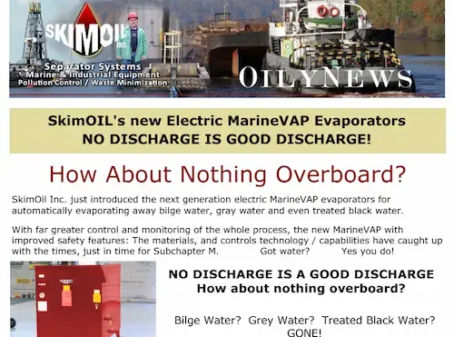 Oily News: — MarineVAP - Marine Wastewater Evaporator